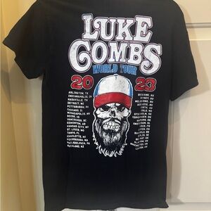 Luke Combs 2023 World Tour‎ Concert TShirt Small Double Sided